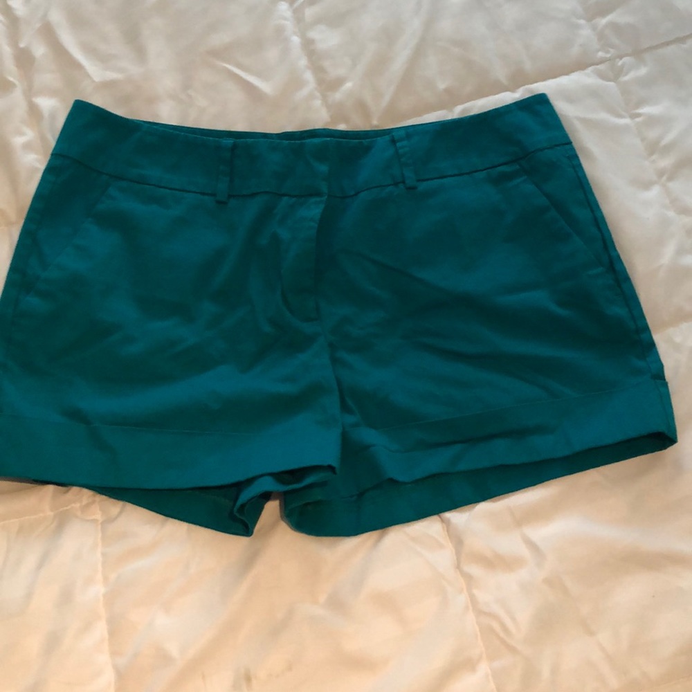 Teal dress shorts